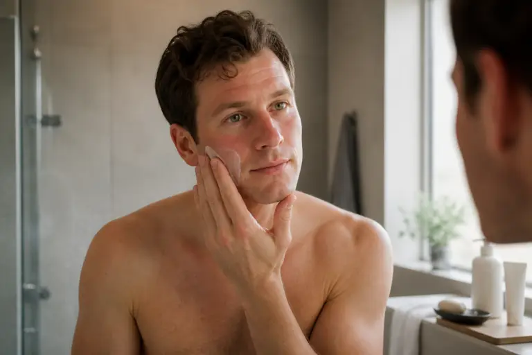 huidverzorging mannen gevoelige huid